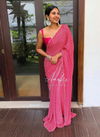 Aa 05 Printed Georgette Stylish Party Wear Designer Saree Collection
